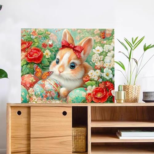XTCIXAL Paint by Numbers Kit for Adults, Rabbit - 16X20 Inch
