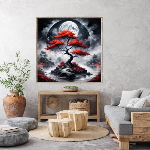 Dugsmgd Tree of Life Diamond Art Kits for Adults, Diamond Painting 14x14in