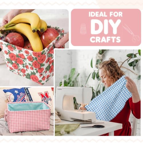 Aubliss 8pcs Fat Quarter Fabric Bundles (100% Cotton - 20'' x 20'')