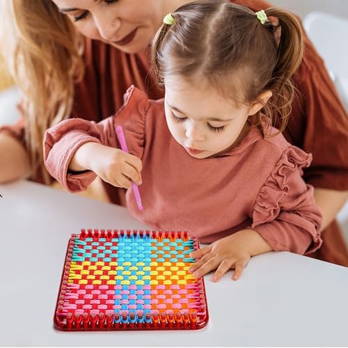 REENLIV Upgraded Weaving Loom Kit Toys for Kids & Adults, DIY Arts & Crafts