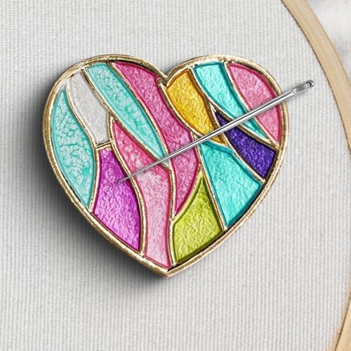 Needle Minder Magnet, Magnetic Needle Minder, Needle Minders Magnetic Cross Stitch Accessories, Magnetic Needle Holder, Life Tree, Butterfly, Cats, Owl, Heart (Love)