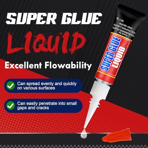 12 X 3g Super Glue Liquid, Fast Drying All-Purpose Cyanoacrylate(CA) Glue