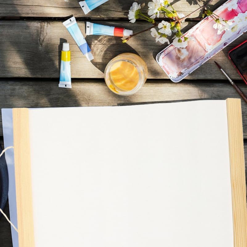 SHINEOFI Artist Oil Painting Canvas Panel 27.55X19.68X0.59 Inch Unprimed Canvas Sheet for Diy Drawing Kids Art Acrylic Watercolor Painting and Home Wall Decor
