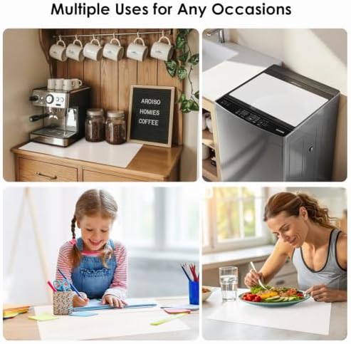 Extra Large Silicone Mat, Food-Grade Flexible Silicone Table Mats for Kids Non-Slip Placemat Waterproof Heat Insulation Countertop Protector Pastry Mat Silicone Pad, 27.6''x15.7'' Gray, 1Pcs
