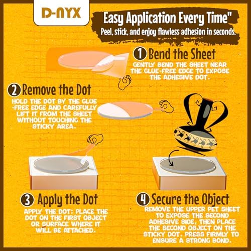 Double Sided Tape Sticky Dot Stickers 280, 350, 450, 550 or 700 Pack Removable Putty No Trace Clear Sticky Tack Waterproof Small Stickers for Festival Decoration Picture (550 Sticky Dots)