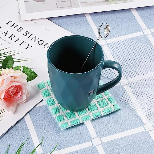 Allazone Plastic Mesh Canvas Sheets for Embroidery - 53 PCs, Square Mesh, Knit & Crochet Projects
