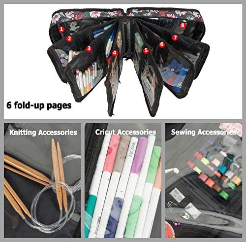PACMAXI Sewing Accessories Storage Bag, Knitting, Craft Tools