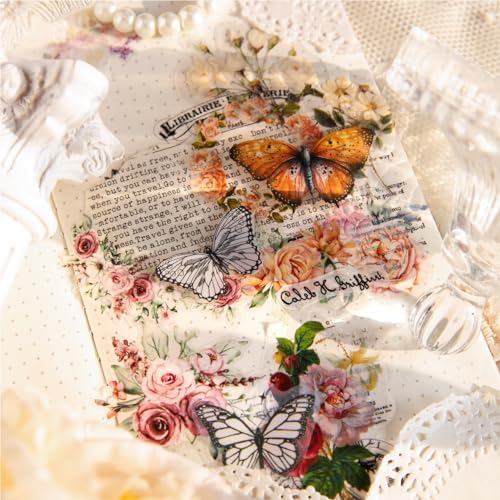 Alideco 6 pcs Decorative Adhesive Tapes Cartoon PET Tape Great for Bullet Journal Supplies, Arts, Scrapbook, DIY Crafts, Planners(huahuibiankuang) (huariji)