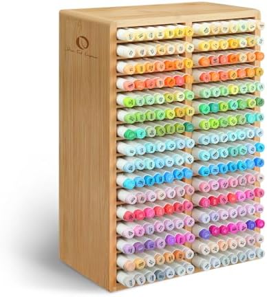 Ohuhu Bamboo Marker Organizer Hold 224 Markers for Honolulu Oahu Series