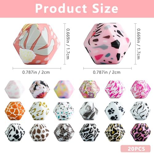 20Pcs Knitting Needle Stoppers Hexagon Knitting Needle Point Protectors fit Size US 2.5-13 (3mm-9mm) Needles for Beginners Knitting Crochet Hand DIY Supplies Accessories