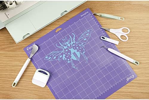 Ecraft Vinyl Weeding Tool Set: Vinyl Weeding Craft Basic kit 5 Pieces Including Tweezers & Spatula & Weeders & Scraper & Scissor for cricut/Silhouettes/Cameos/Weeding Vinyl/Splicing
