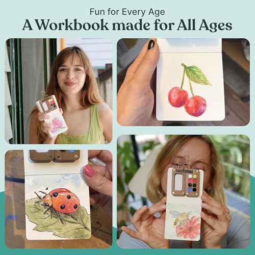 Tobio's Watercolor Workbook for Beginners – Sketch Book, Premium Paper
