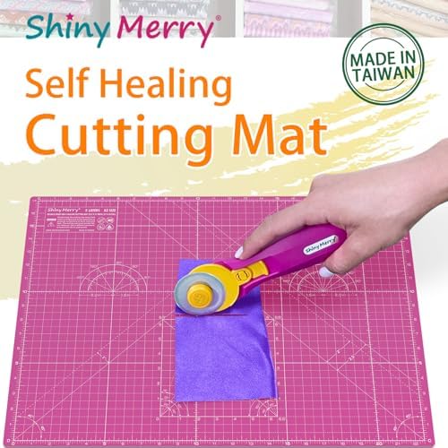 Self Healing Cutting Mat A3 12"x 18" Double Sided Pink Mat
