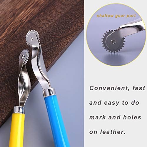 Lunarm Tracing Wheel Sewing Tool 2pcs Steel Needle Point Tracing Wheel