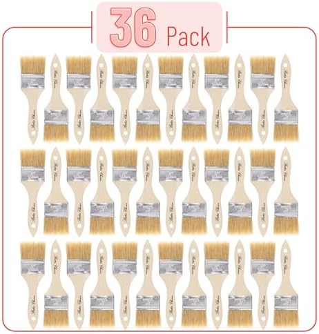 Bates- Chip Paint Brushes, 2 Inch, 36 Pack, Chip Brush, Brushes for Painting