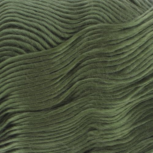 Loops & Threads Facets Yarn - Yarn for Knitting, Crochet, Weaving, and Arts & Crafts - Green, Acrylic, 3.5 oz