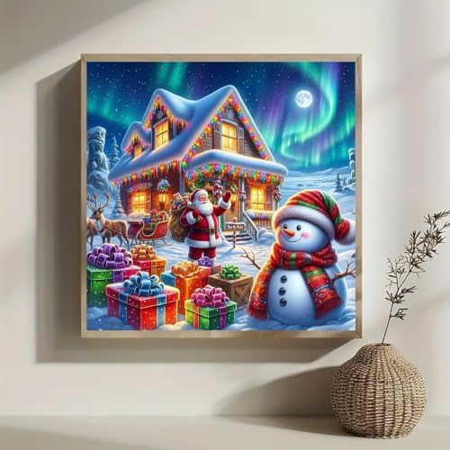 WNPOKN Christmas Diamond Art Kits for Adults 14 x 14 inch
