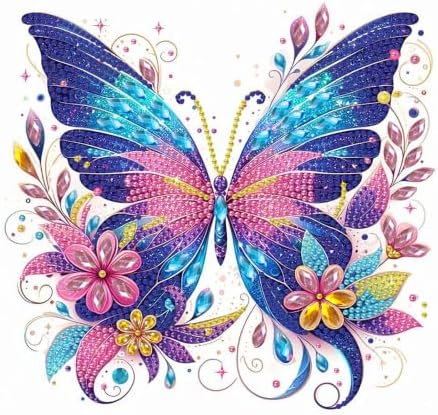 Butterfly Diamond Art Kits for Adults Special Shape Diamond Painting