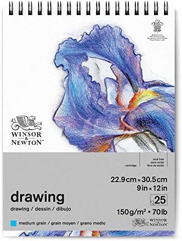 Winsor & Newton Classic Drawing Paper Pad, 9" x 12", 25 Sheets, 150gsm