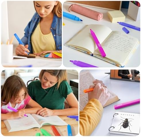 Vitole Cute Highlighters Set,Assorted Color,Quick Dry,Chisel Tip,10Pcs | Cute Pastel,No Bleed,Bible Study for Adults in the Home School Office