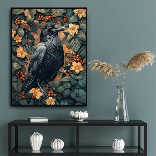 Halloween Diamond Art Kits for Adults Round Diamond Painting 12x16 Inch