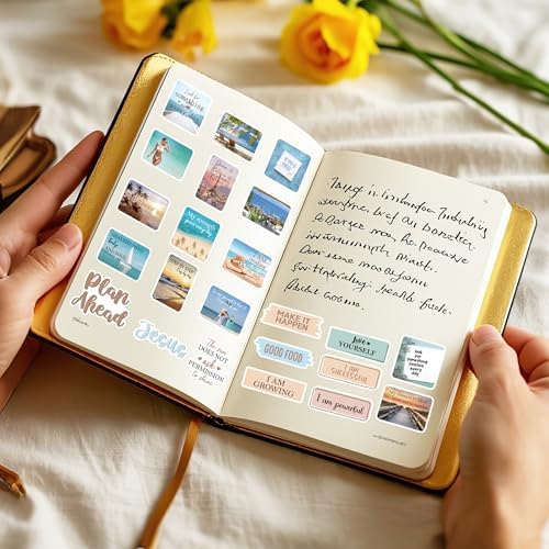 50 Pcs Aesthetic Self-Growth Vinyl Stickers