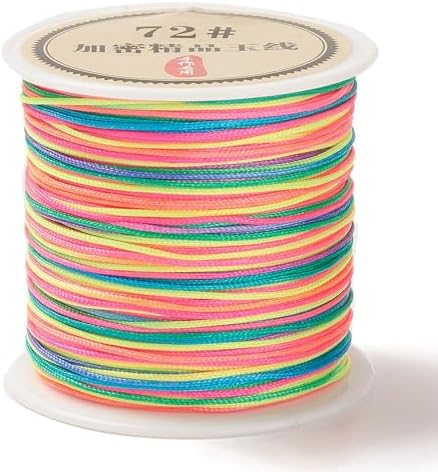 Elecrelive 43Yard Nylon String Bracelets String 0.8mm Nylon Beading Thread