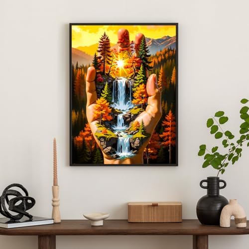 Diamond Art Kits for Adults & Beginners, Forest Diamond Painting Kit