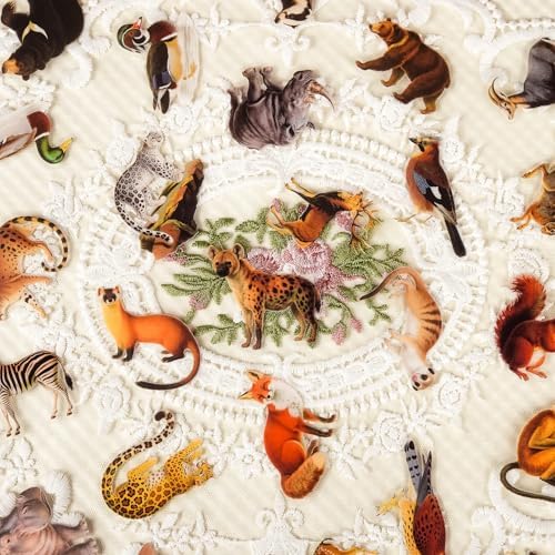 56 Pcs Forest Animals Stickers Waterproof for Water Bottles
