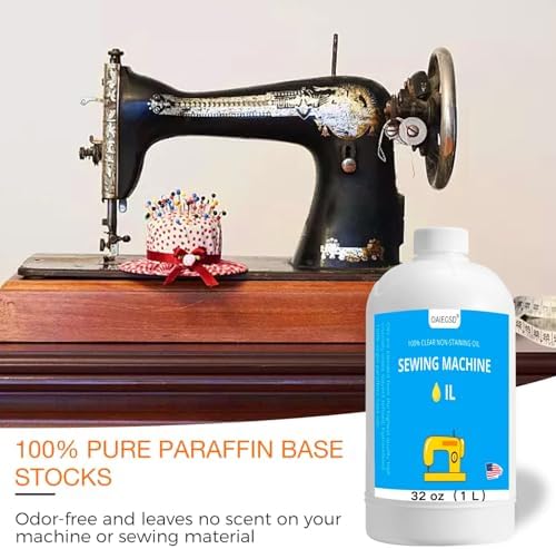 OAIEGSD 32oz Fine Light Sewing Machine Oil and Lubricant, Clear & Odorless