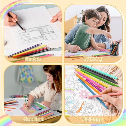 168 Packs Colored Pencils Bulk Classroom, Colored Pencils for Kids 12 Color | Coloring Pencil Set Plus 16 Sharpeners, Pre-sharpened Color Pencil, Back to School Supplies Bulk for Teachers