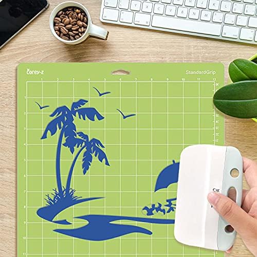 Corey-z Craft Vinyl Weeding Tools, Weeders,Tweezers,Scissors,Spatula,XL Scraper and Felt Storage Bag, Compatible with Cricut/Silhouette/Siser/Oracal 631 651 751 Vinyl