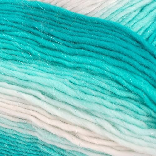 Loops & Threads Facets Yarn - Yarn for Knitting, Crochet, Weaving, and Arts & Crafts - Blue, Acrylic, 3.5 oz
