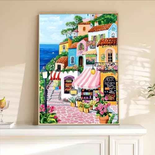 AIBOERL Paint by Numbers Kit for Adults Beginner,Landscape, 12X16In