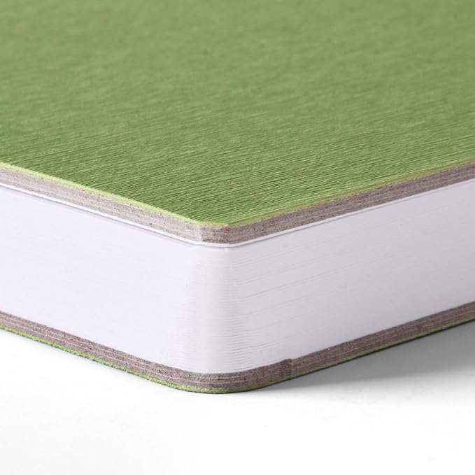 Grass Green Hardcover Sketchbook Square Hardbound Sketch Journal 4.7 x 4.7 Inch 42 Sheets Art Book 250GSM Ultra Smooth Paper Ideal for Pencils,Water Color Pen,Marker Pen
