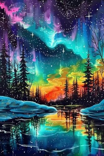 Diamond Art Kits for Adults Starry Sky,Diamond Painting Kits 12x16inch
