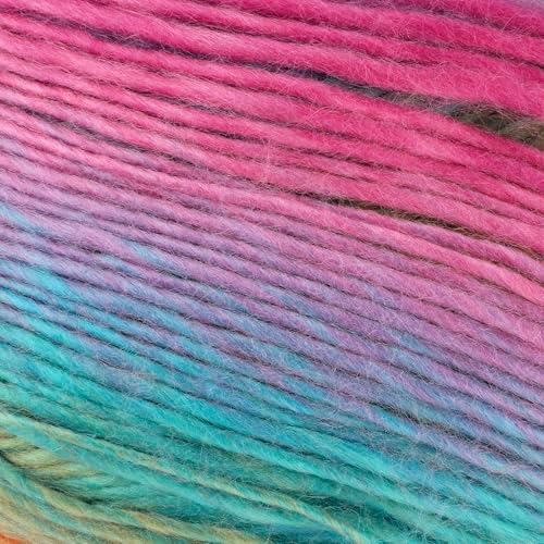 Loops & Threads Facets Yarn - Yarn for Knitting, Crochet, Weaving, and Arts & Crafts - Multi, Acrylic, 3.5 oz