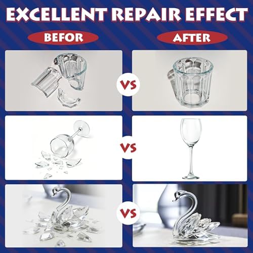 Glass Glue Liquid, Super Glue for Glass Repair 40g