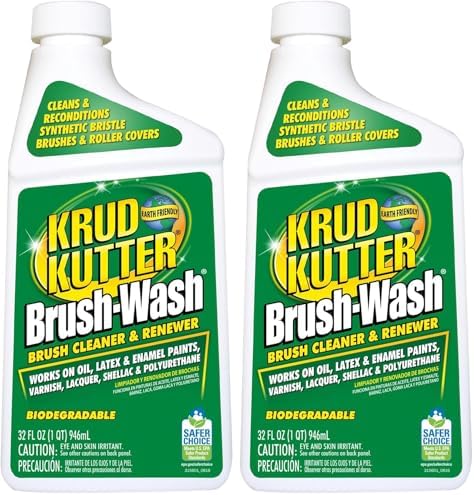 Rust-Oleum KRUD KUTTER BW32 Brush-Wash Cleaner and Renewer, 32-Ounce (Pack of 2)