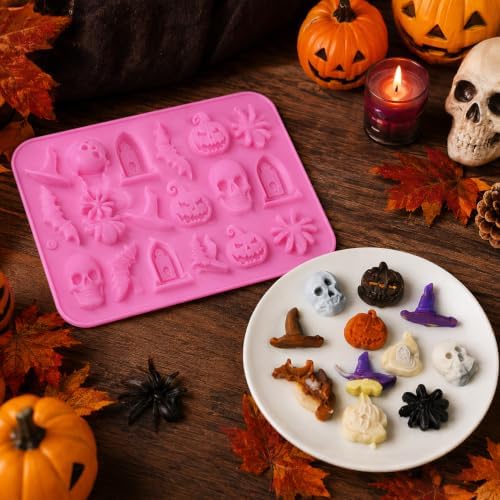 Halloween Silicone Molds, Ghost Silicone Molds (3PCS)