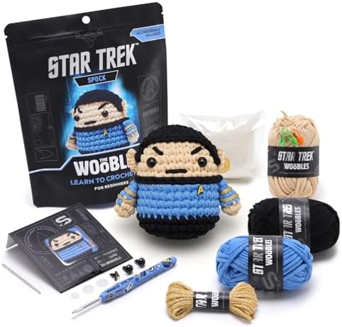 The Woobles Star Trek Crochet Kit for Beginners (Spock)