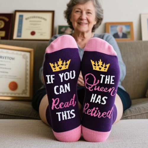 GOLIN Novelty Socks for Women - Funny Gifts for Her, Mom, Grandma and Coworker