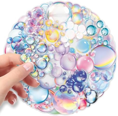 50PCS Iridescent Bubble Holographic Stickers