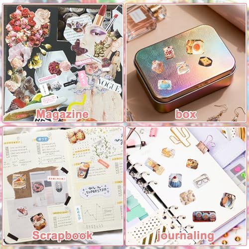 45 Sheets Japanese Sticker Book Manga 800+ Scrapbook Stickers Cute Korean Stickers for Journaling Scrapbooking Kawaii Food Sticker for Kids Adult Romantic DIY Comic Books Aesthetic Decoration Crafts D