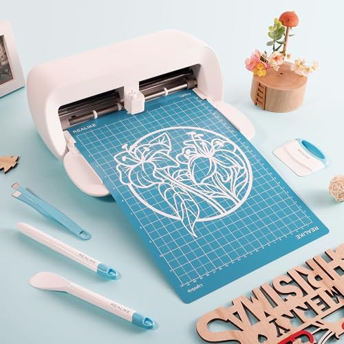 REALIKE 8.5”x12” Cutting Mat Compatible with Cricut Joy Xtra, Blue Light Grip Cutting mats for Joy Xtra Accessories