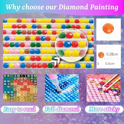 Diamond Art Kits for Adults Starry Sky,Diamond Painting Kits 12x16inch