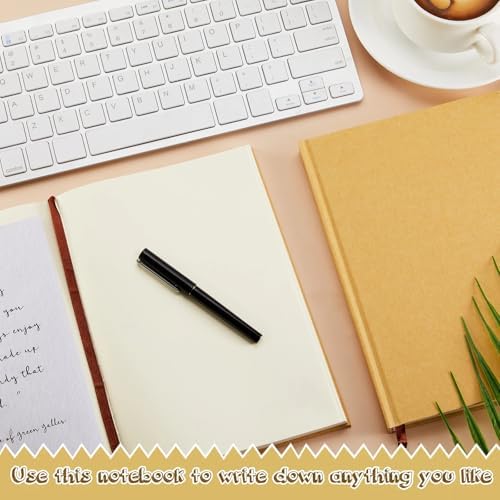 Henoyso 20 Pcs A5 Blank Notebook Journal Hardcover Sketchbook, 8.3 x 5.7 in