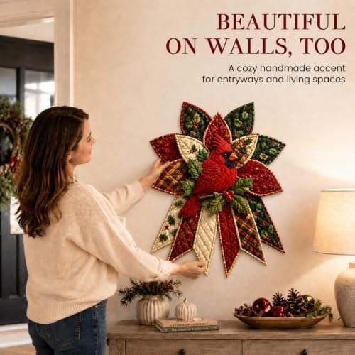 Daily Partner Quilted Christmas Door Hanging DIY Sewing Kit (D)
