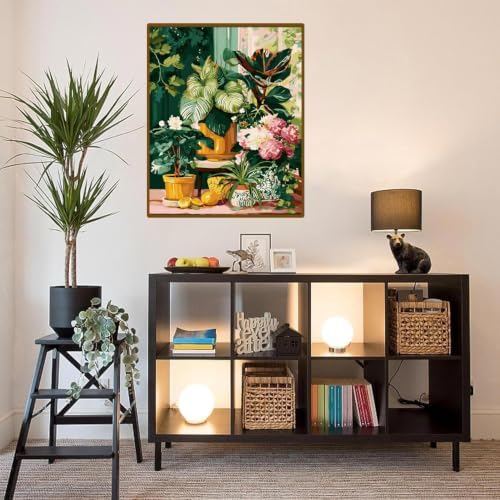 WUDWL Potted Plants Diamond Painting Kits for Beginner Adults