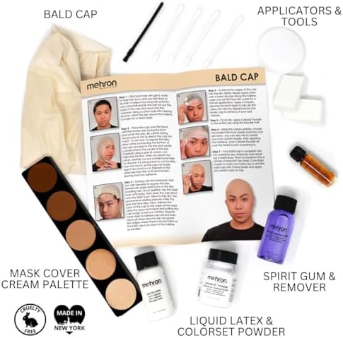 Mehron Makeup Professional Character Kit - BALD CAP